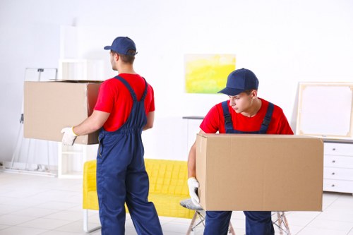 Removal team planning a house move in Downe