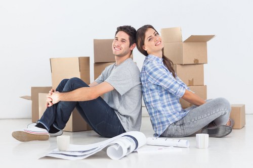 Removals team planning a move in Downe village area