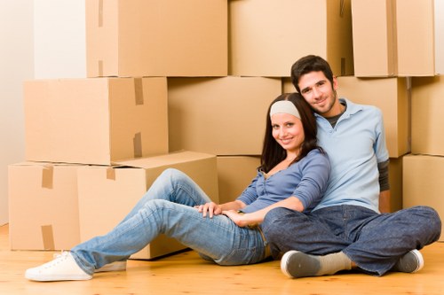 Packing and moving service preparation for a Downe house move