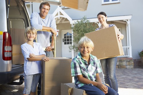 Local removals team handling a storage or delivery job in Downe